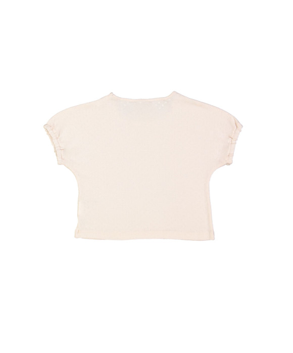 T-shirt ajour light pink