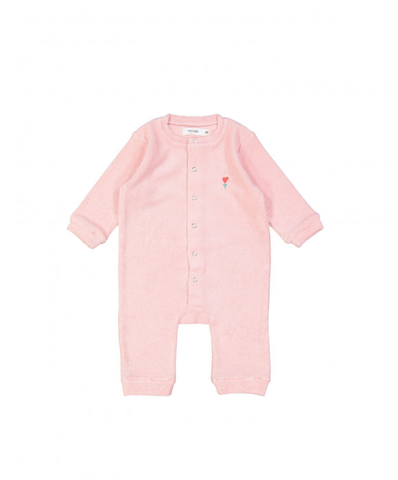 playsuit flowerheart pink