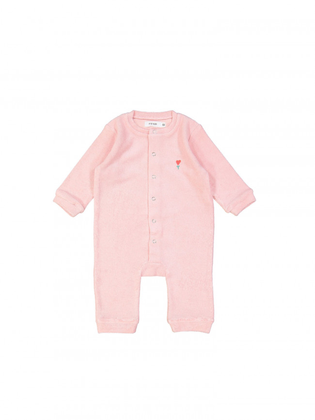 playsuit flowerheart pink