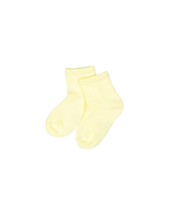 Sock short yellow