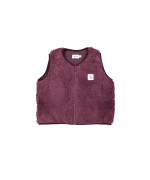 Bodywarmer teddy purple
