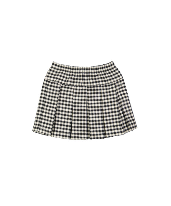 Skirt check ecru