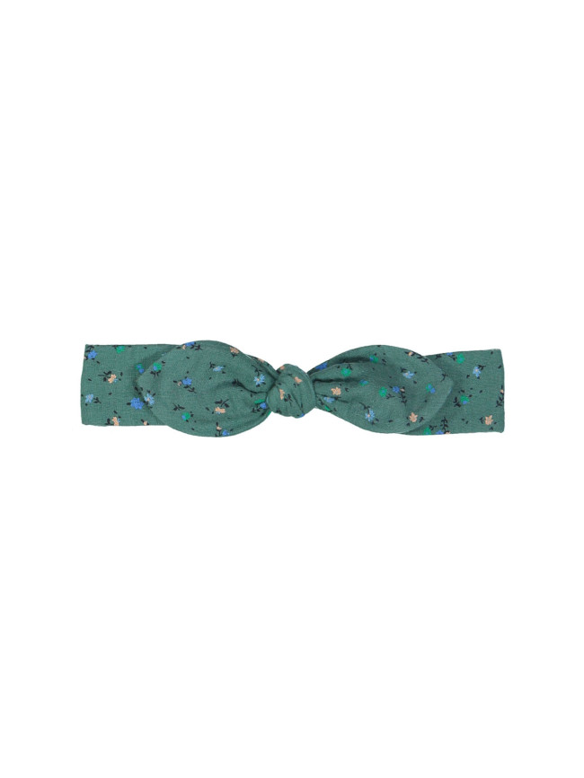 hair ribbon flowers green