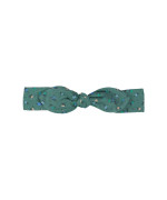 hair ribbon flowers green