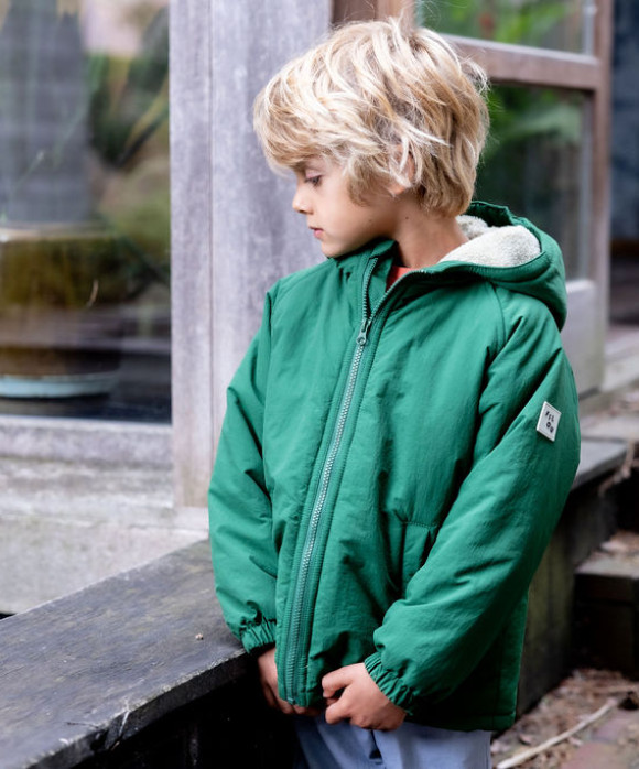 Winter coat moss green