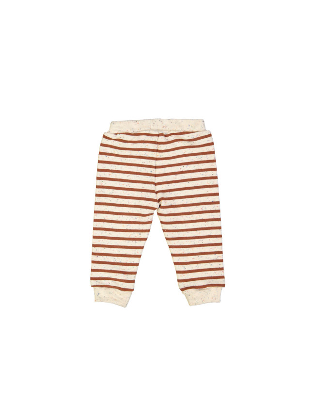 jogging pants mini stripe brown