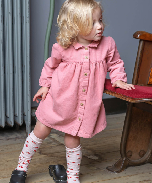 knee socks small things pink