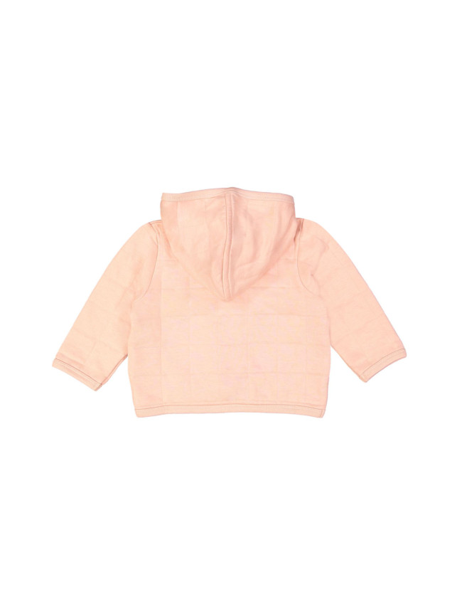 gilet mini matelasse light pink