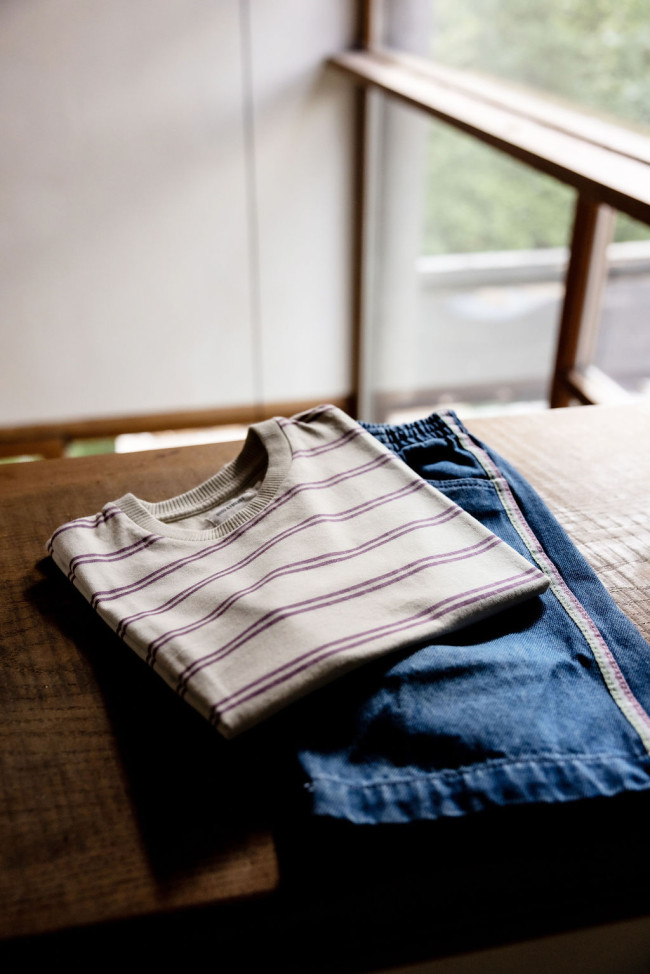 Jeansbermuda stone bleach ribbon