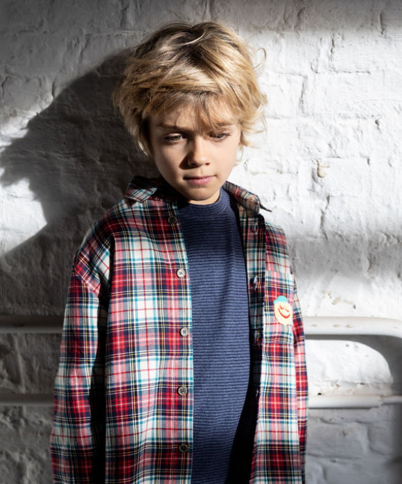 T-shirt stripe dark blue