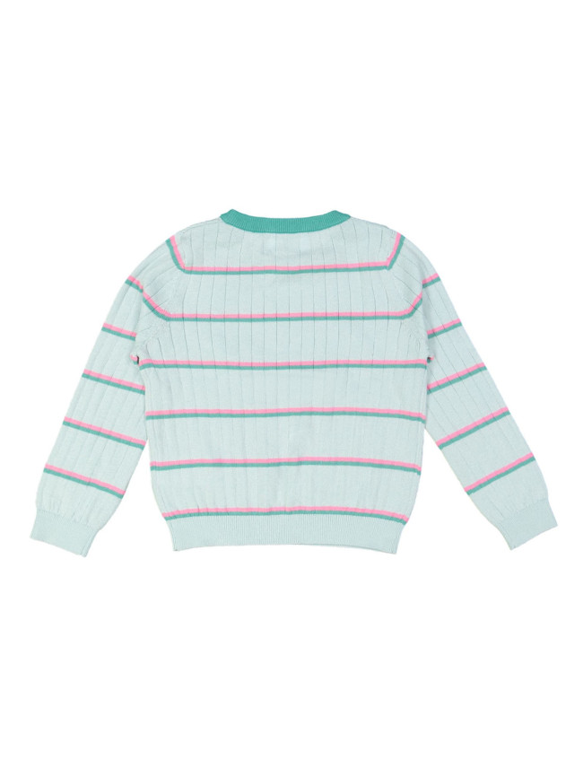 pull striped aqua