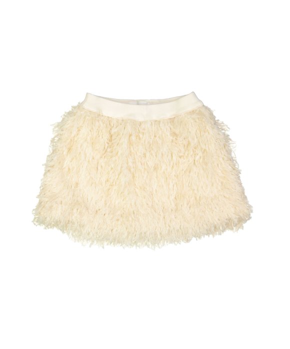 Skirt plume beige