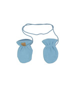 mittens fleece turquoise