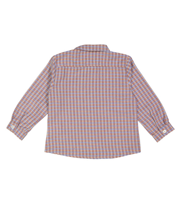 Shirt check bordeaux