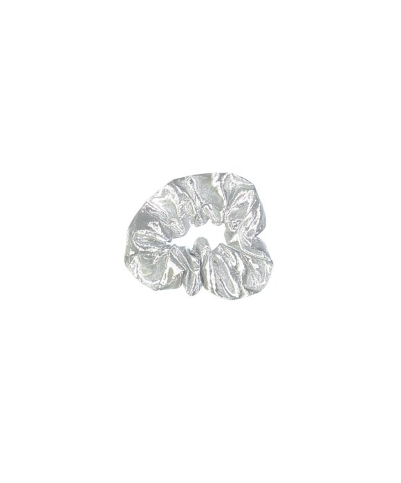 scrunchie silver