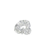 scrunchie silver