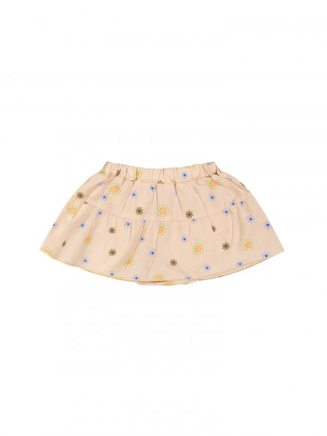 skirt mini smiley flower