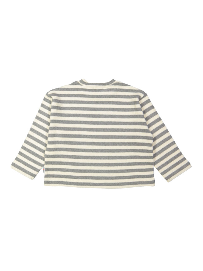 Sweater striped gray