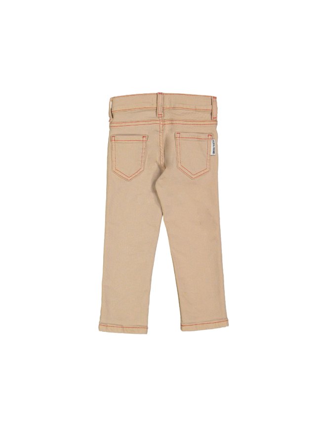 Jeans regular zipper beige