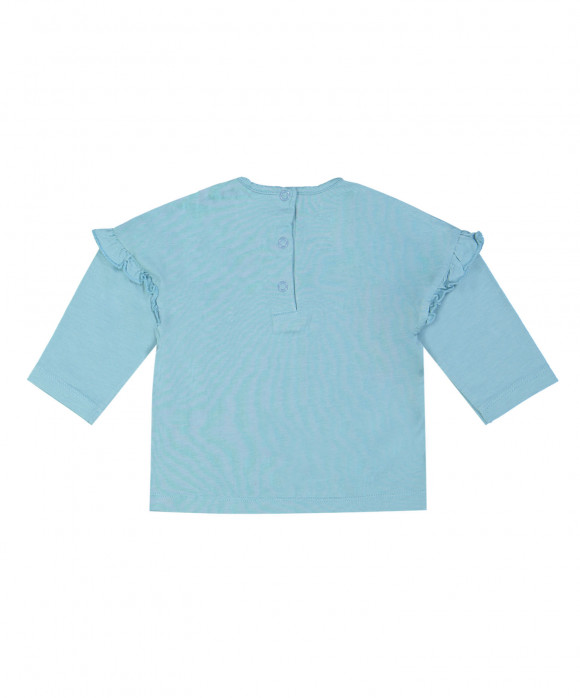 t-shirt mini golden sun blue