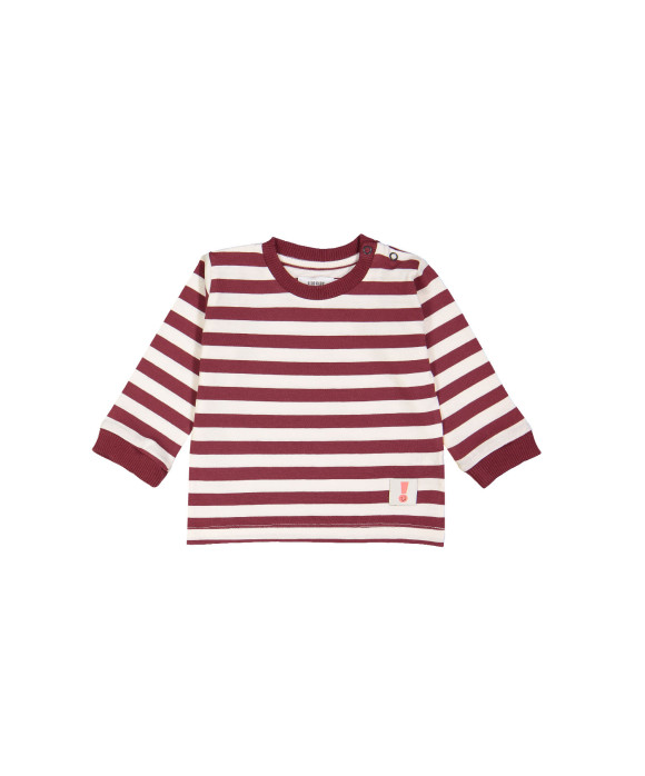 t-shirt mini stripe bordeaux