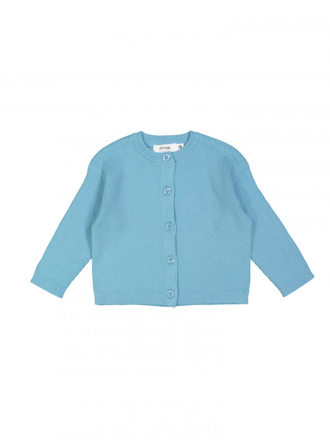 gilet mini rib blue