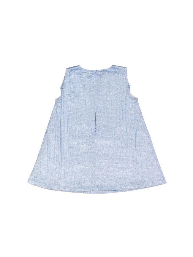 Dress metallic light blue