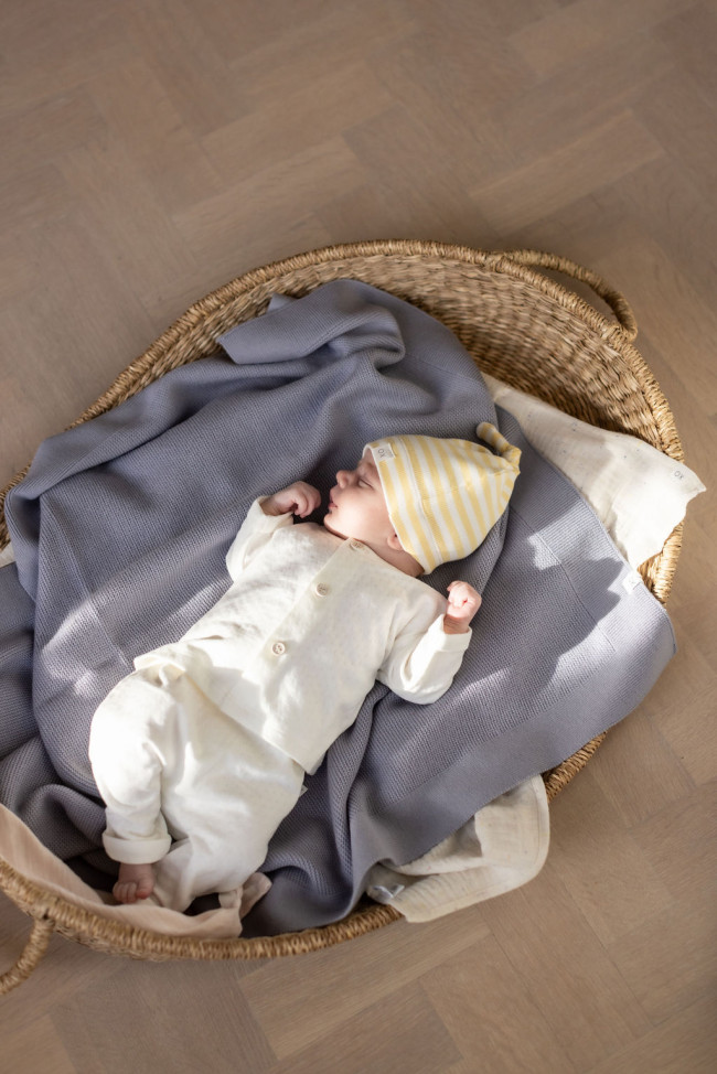 Hat rib stripe yellow