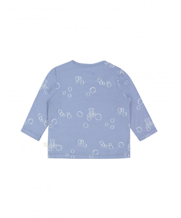 T-shirt little soap all over blue