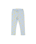 legging rib heart light blue