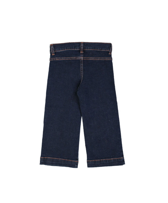 Jeans straight zipper blue