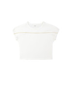 T-shirt glitter ecru