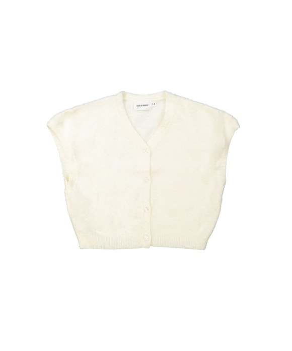 Gilet ecru