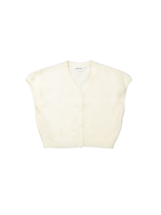 Gilet ecru