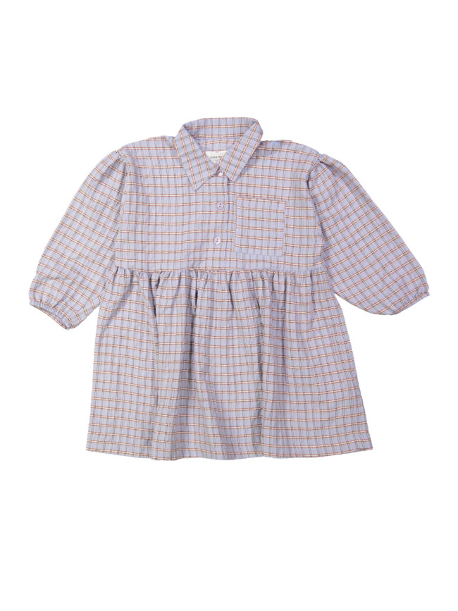 Dress checks light blue