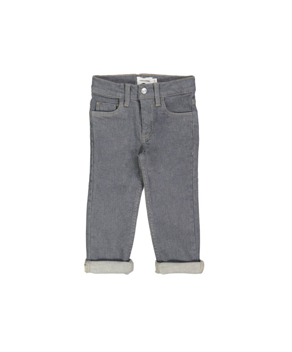 Jeans regular zipper light gray
