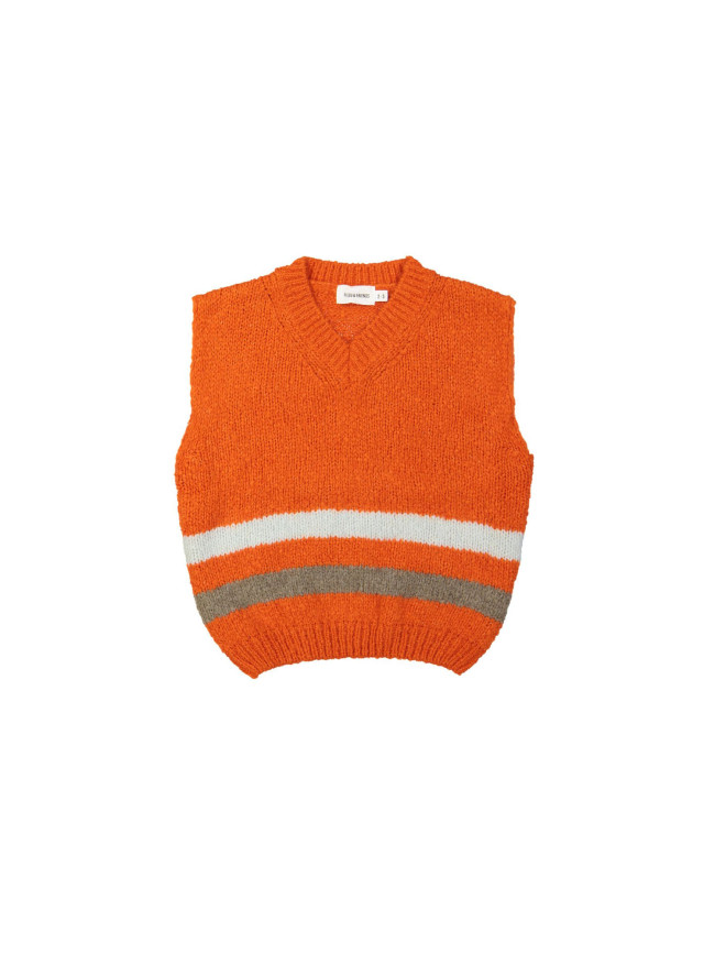 Debardeur stripe orange