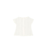 doll dress lurex ecru