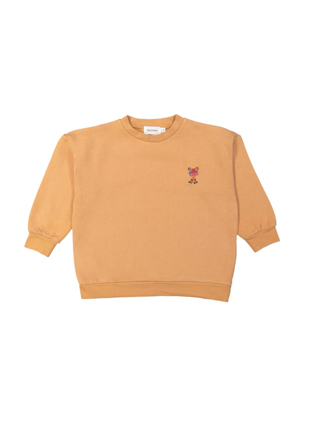 Sweater hands up light brown