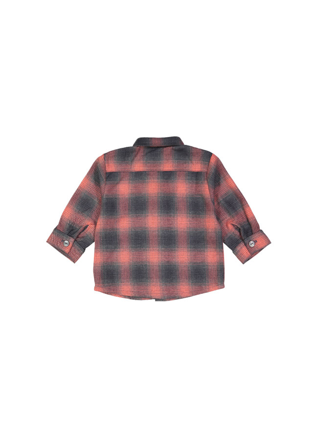 shirt mini degradé check red