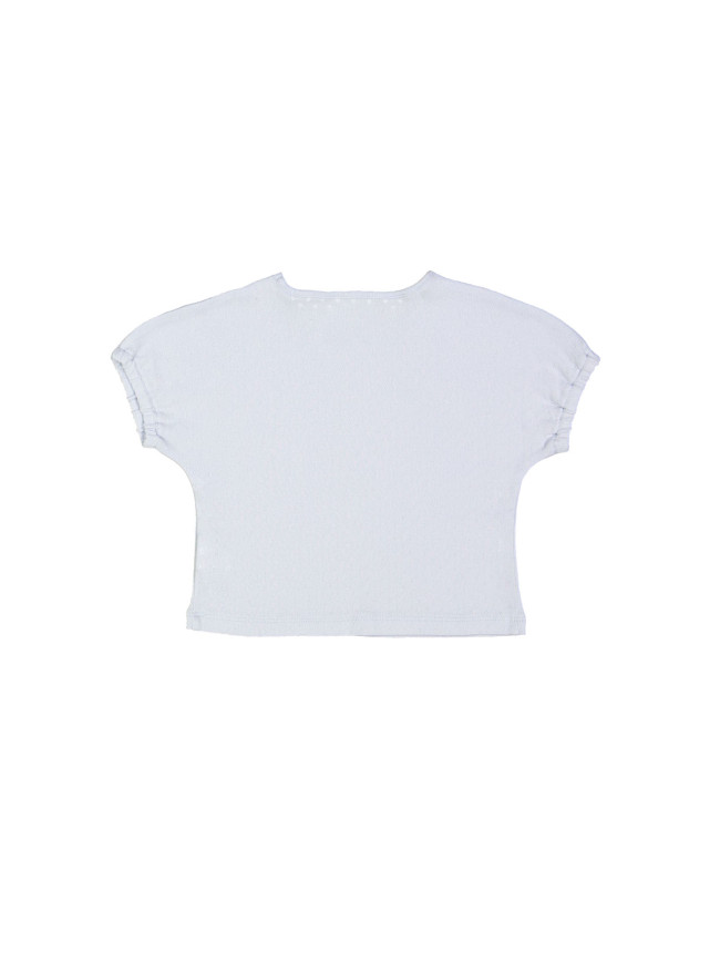 T-shirt ajour light blue