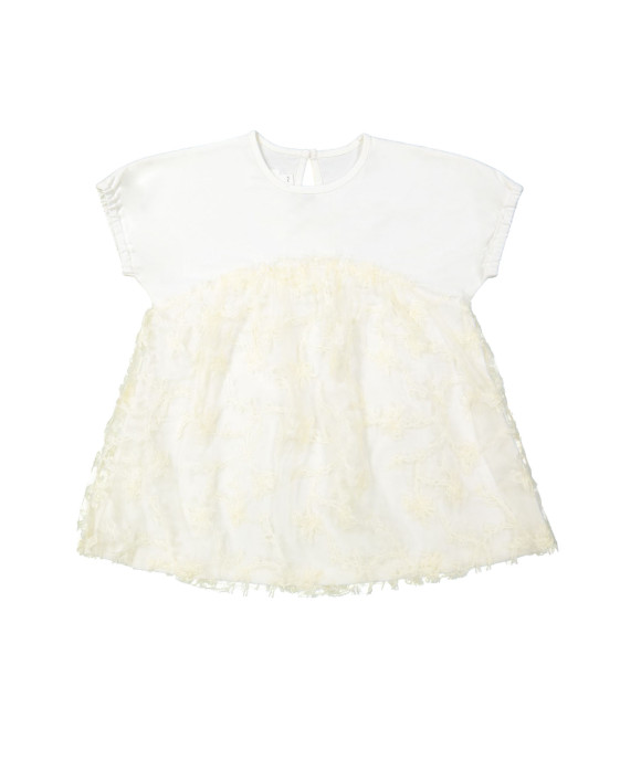Dress tulle ecru