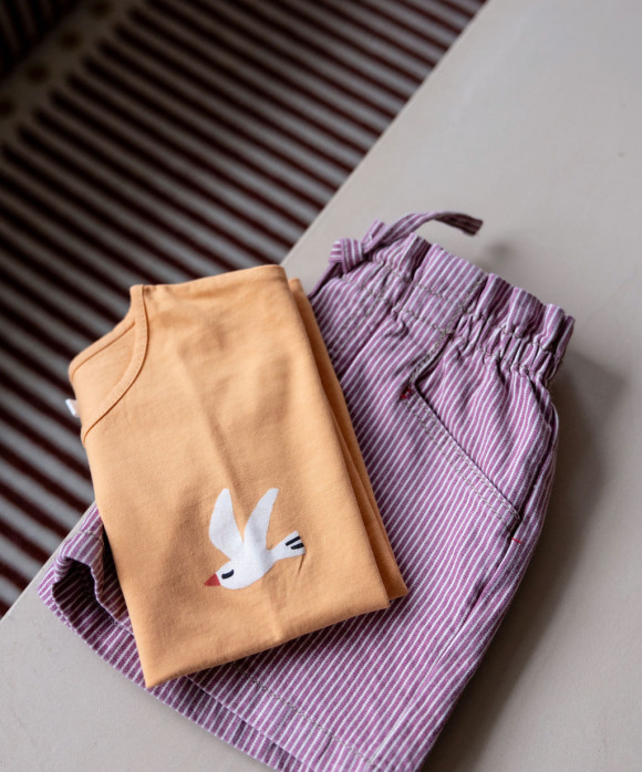 T-shirt seagull orange