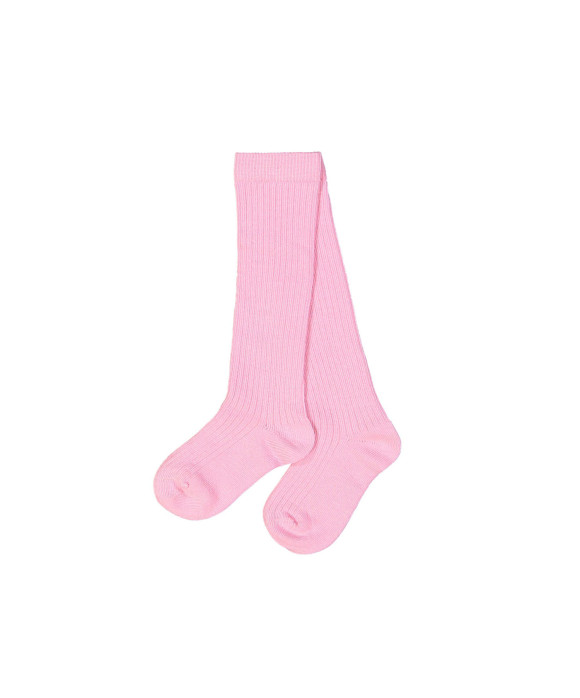 knee socks bright pink