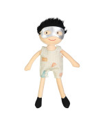 doll salopette treasures ecru