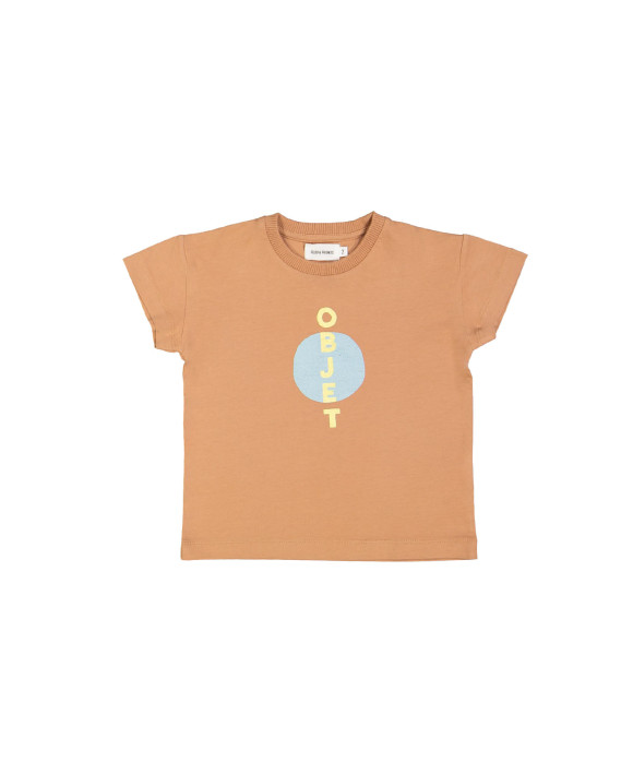 T-shirt objet light brown
