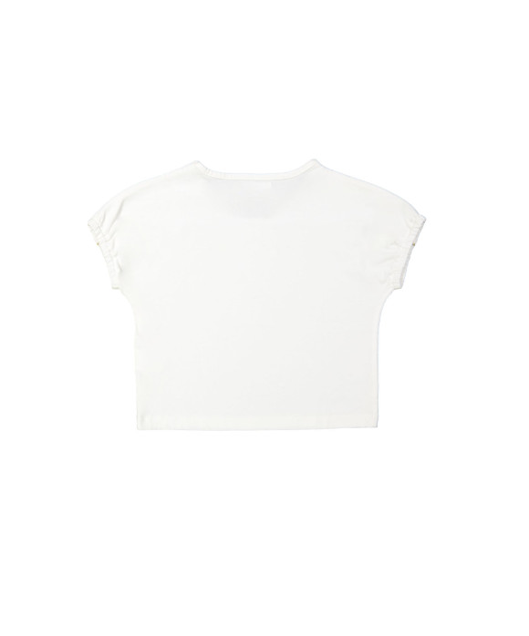 T-shirt glitter ecru