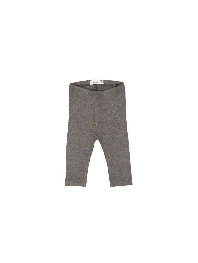 legging mini rib dark gray