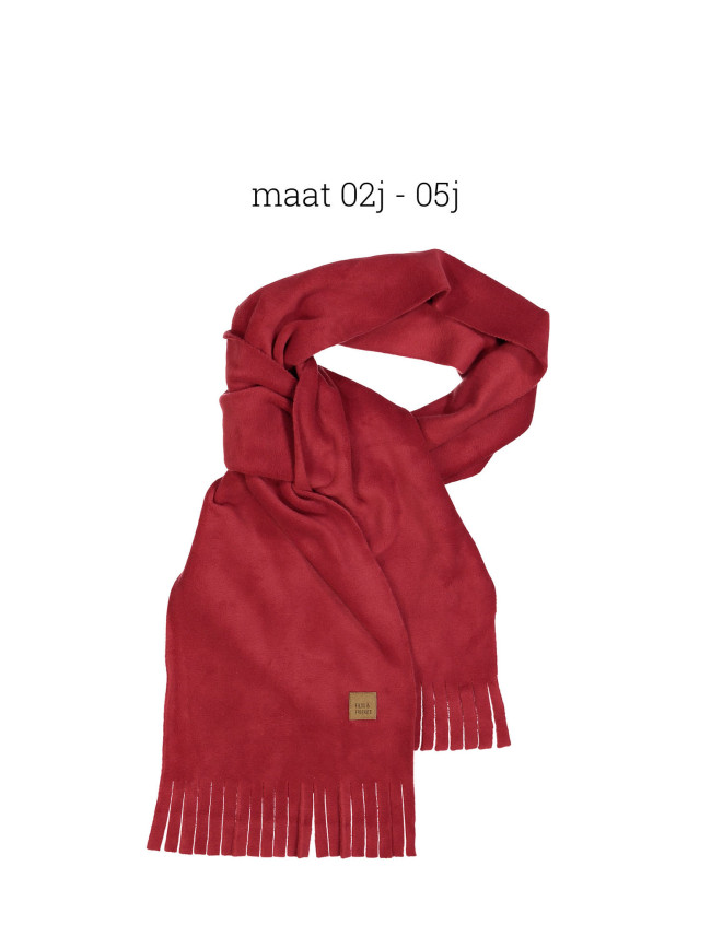 scarf fleece burgundy