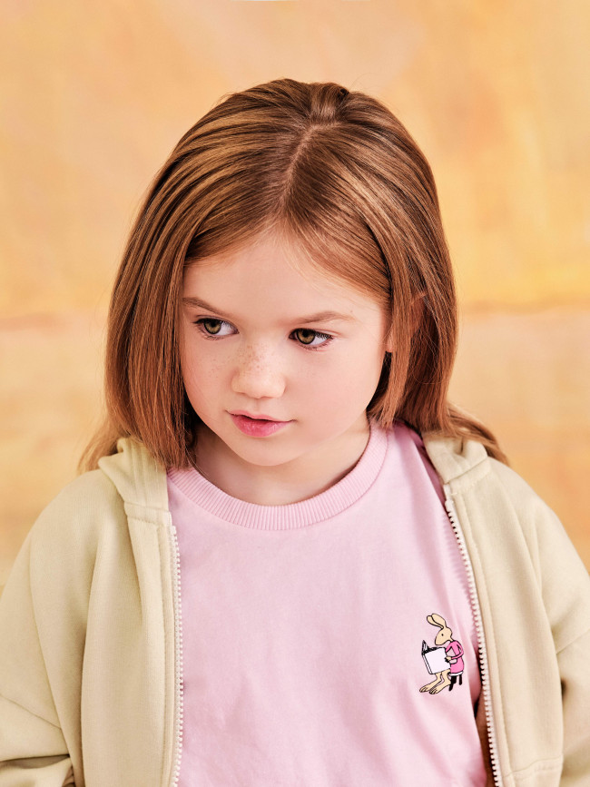 T-shirt book light pink